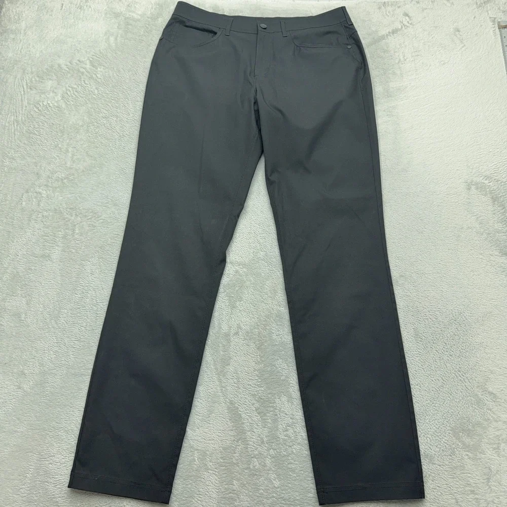 Public Rec Pants Mens 33x34 Black Dealmaker Pant Straight Leg Performance NWOT